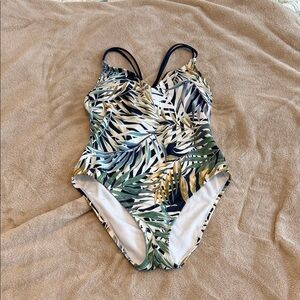 Hurley Tropical Leaf Print Women's One Piece Swimsuit